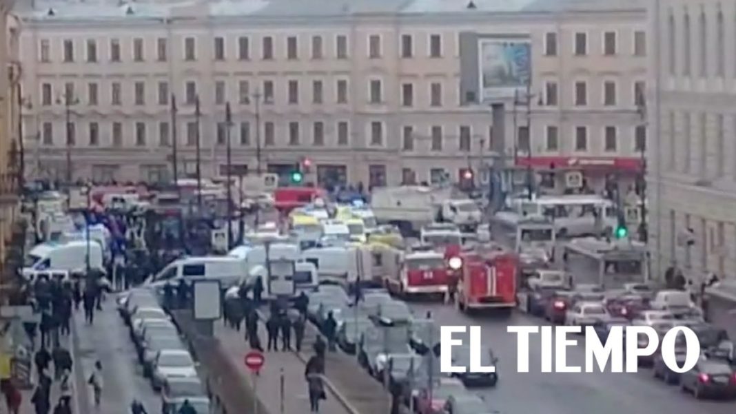VIDEO: Diez muertos en atentado en el metro de San Petersburgo VIDEO: Diez muertos en atentado en el metro de San Petersburgo