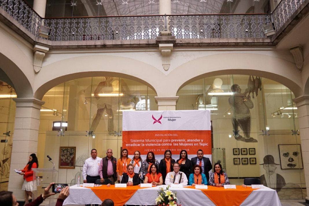 Se instaló el Sistema Municipal para Prevenir, Atender y Erradicar la Violencia contra la Mujer en Tepic