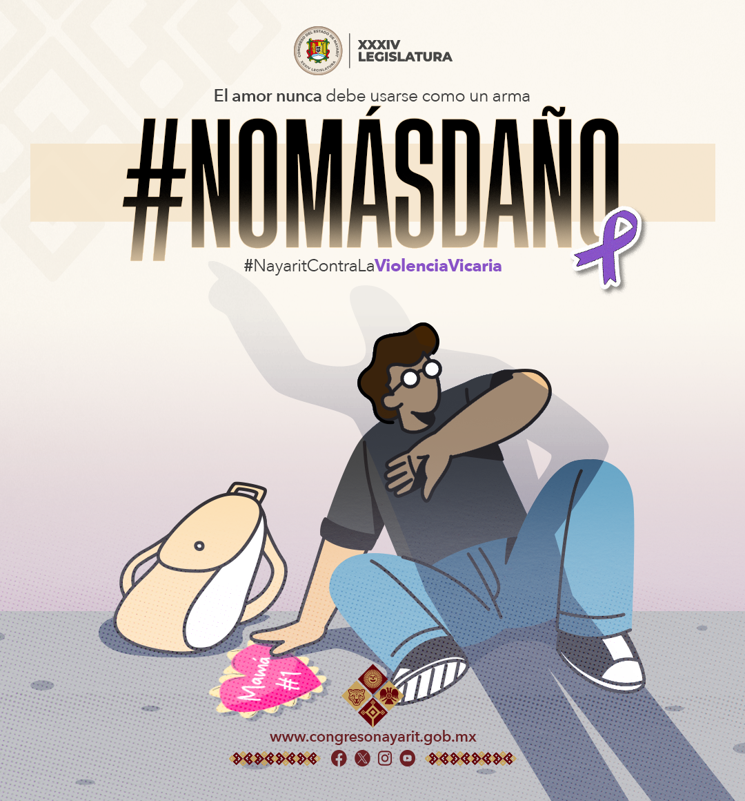 Nayarit levanta la voz contra la violencia vicaria