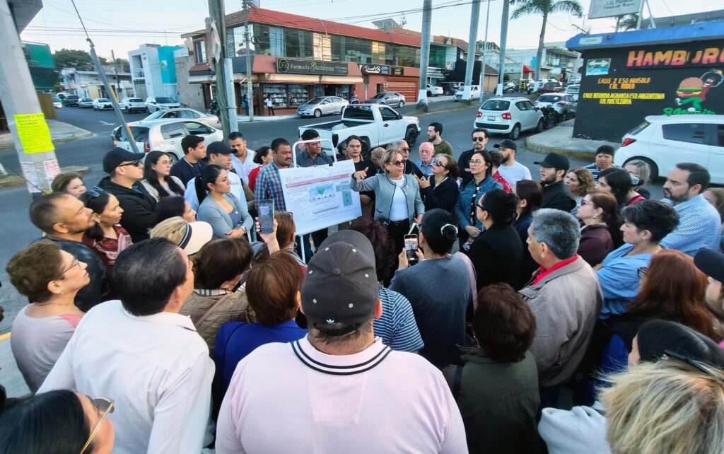 Miguel Ángel Navarro pondrá en marcha la rehabilitación integral de la avenida Jacarandas en Tepic