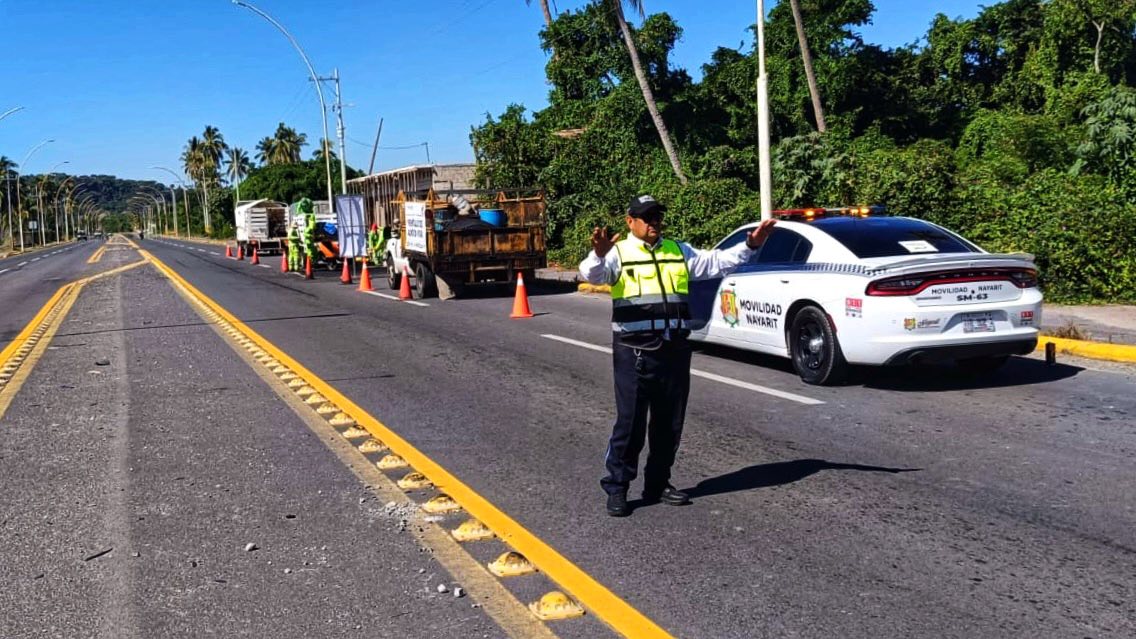 Movilidad apoya labores de rehabilitación en San Blas