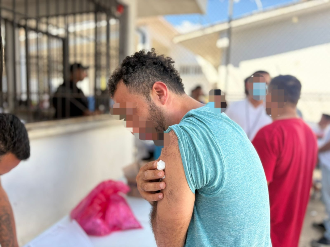 Realizan campaña de vacunación en el CERESO Bucerías