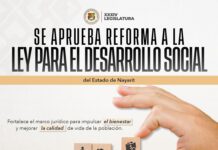 Congreso de Nayarit aprueba reforma integral a la Ley para el Desarrollo Social