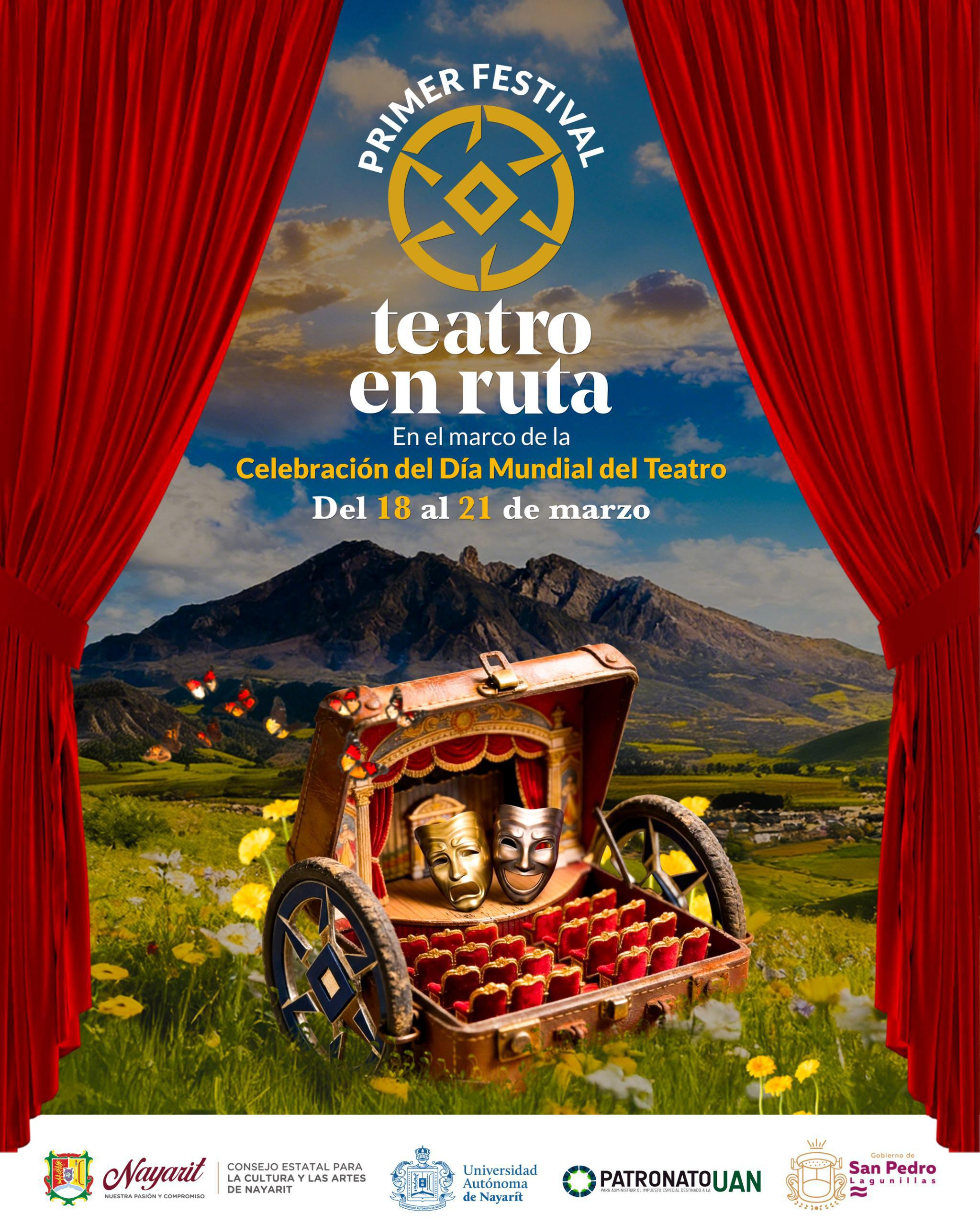 GOBIERNO DE NAYARIT INVITA AL PRIMER FESTIVAL “TEATRO EN RUTA”