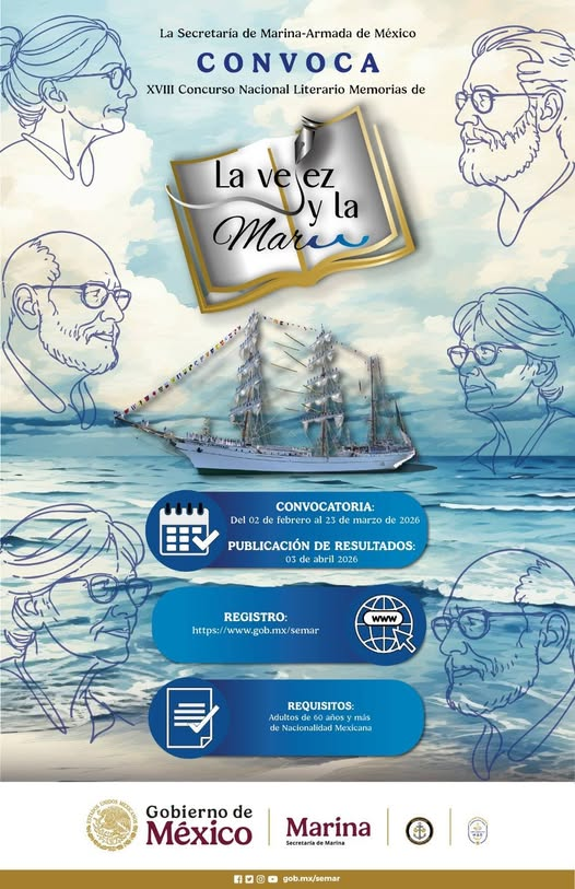 Abren convocatoria nacional “La Vejez y la Mar” para adultos mayores