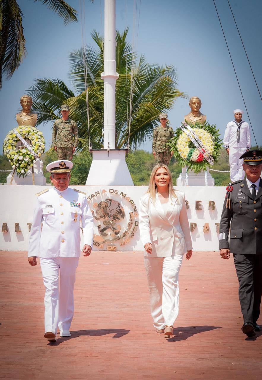 Conmemoran en Nayarit el CXII aniversario de la Gesta Heroica del Puerto de Veracruz