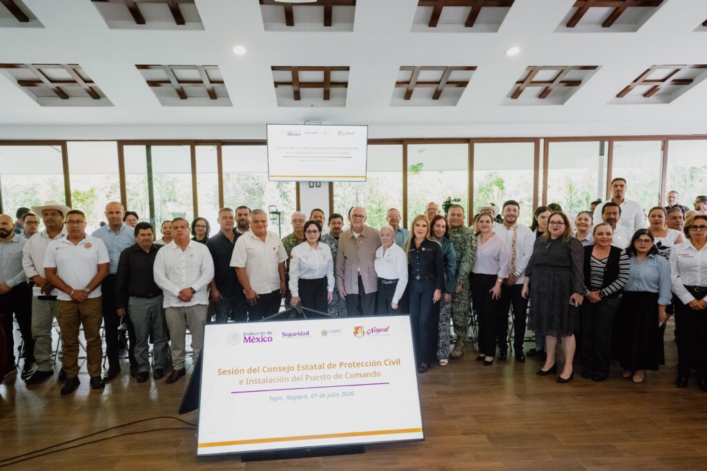 Coordinación y prevención, ejes de la estrategia estatal para la temporada de lluvias en Nayarit
