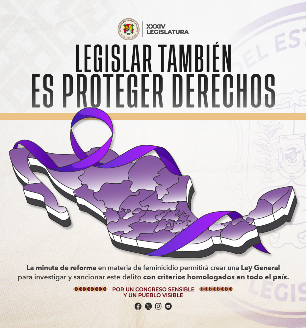 Legislar también es proteger derechos: Buscan crear Ley General para homologar el combate al feminicidio en todo el país