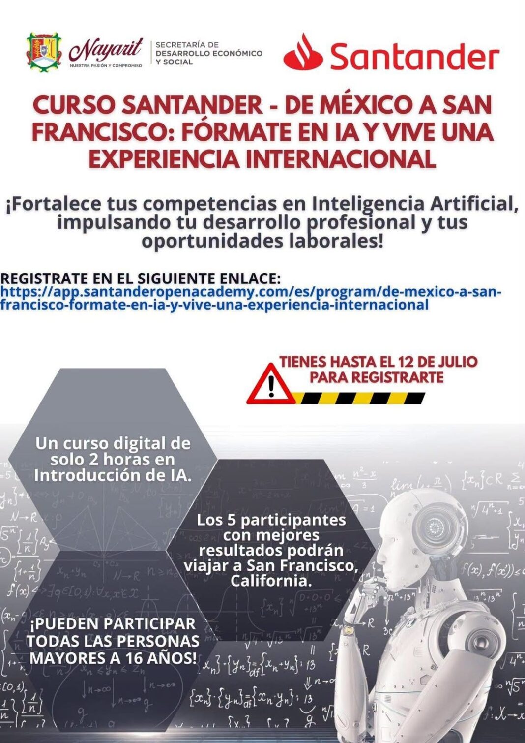 Convocatoria de formación en Inteligencia Artificial Convocatoria de formación en Inteligencia Artificial